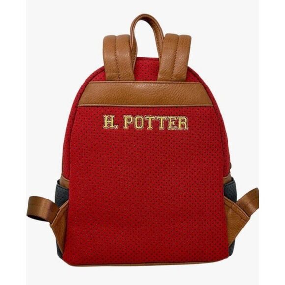 Loungefly Harry Potter Quidditch Uniform Cosplay Double Shoulder Bag Backpack main image 5